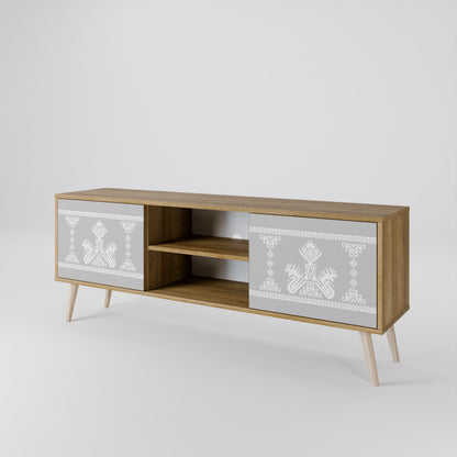 THAI GRAY 2-Door TV Cabinet