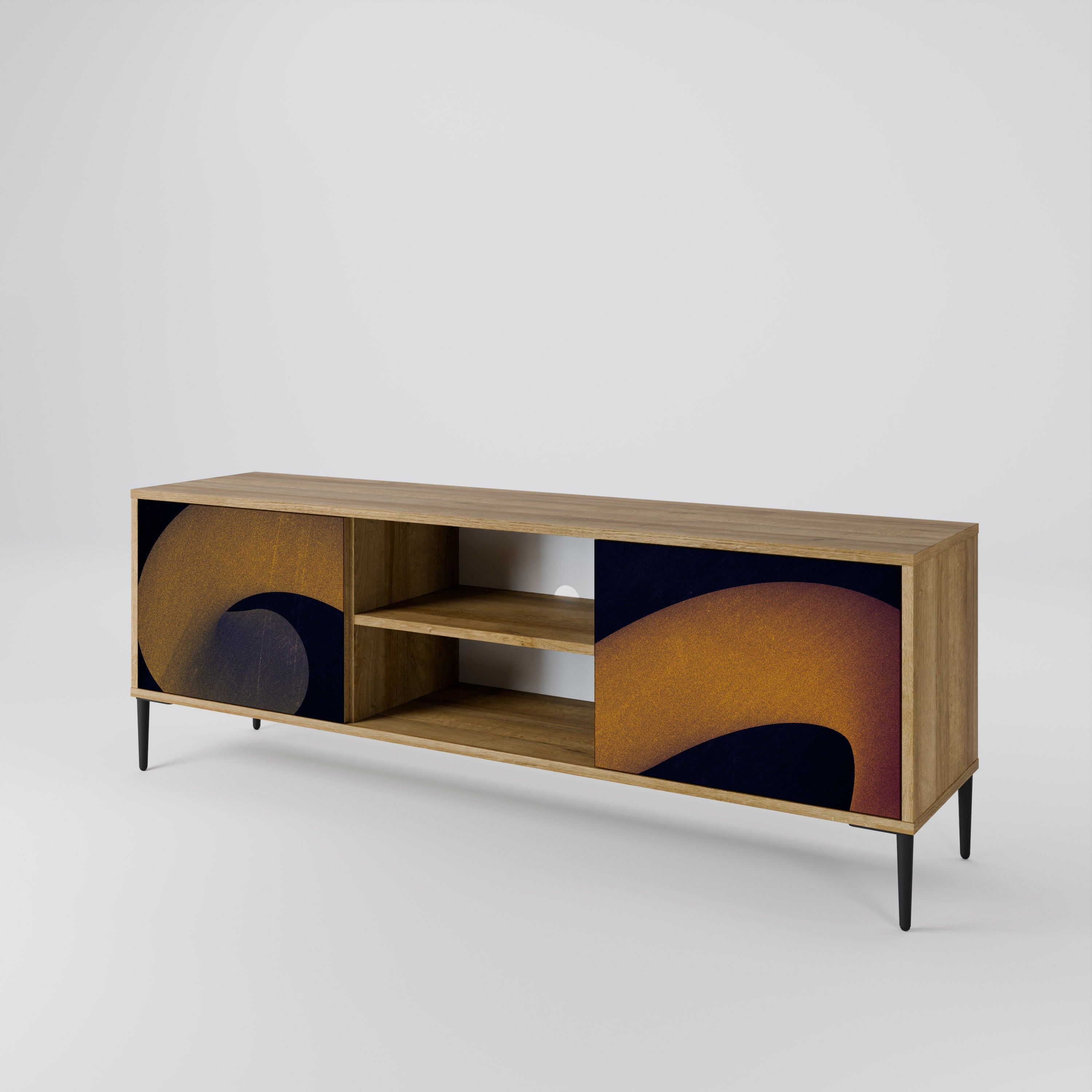 HOLLOW TIME 2-türiges TV-Lowboard