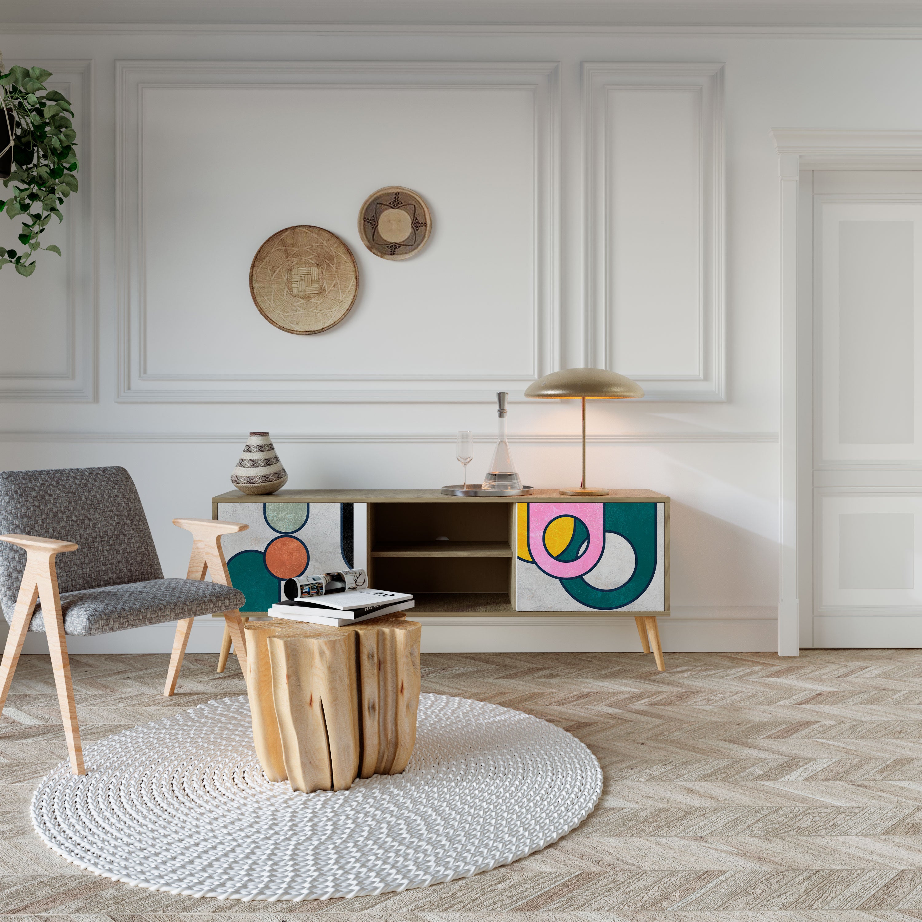 COOL STORY 2-türiges TV-Lowboard