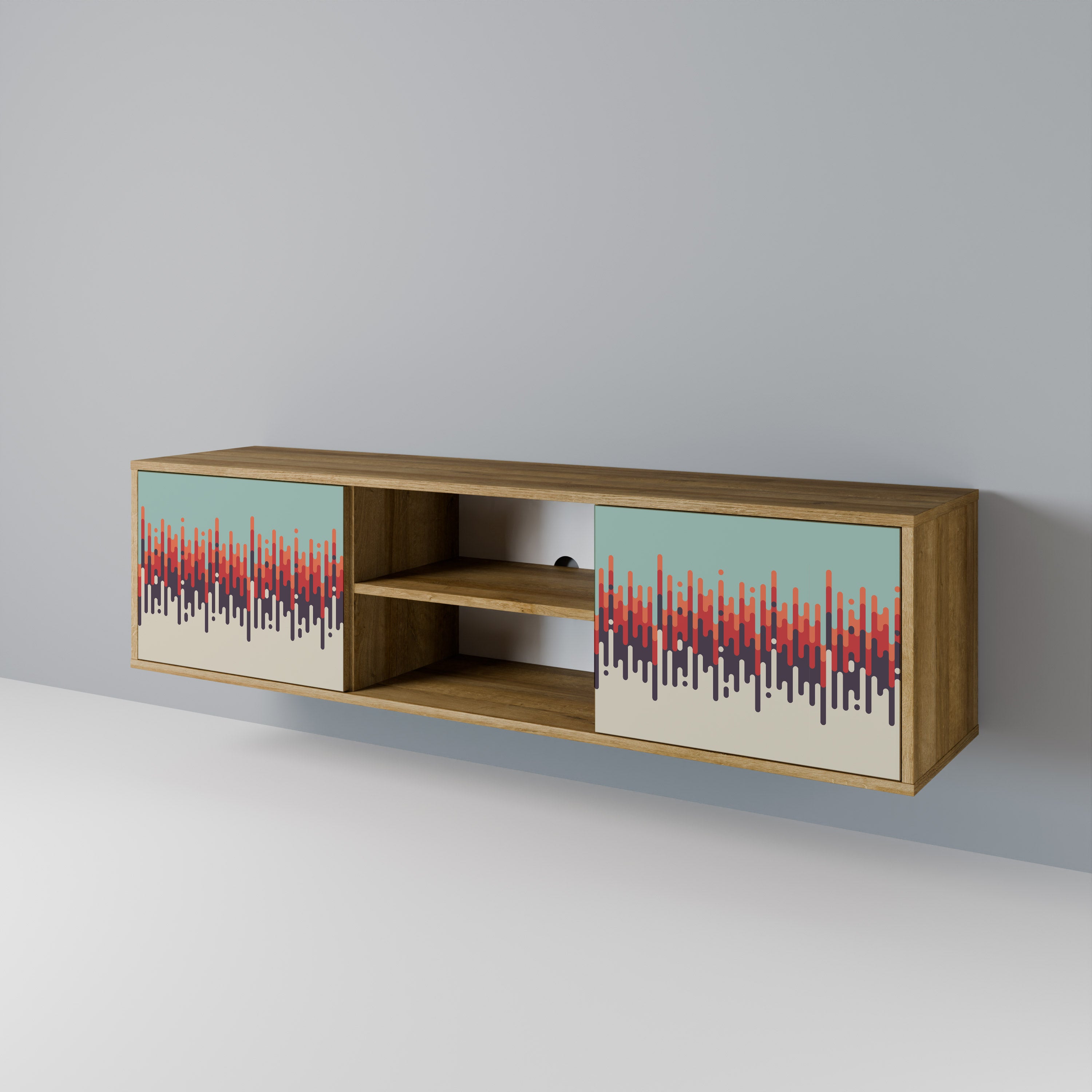 CHROMA CONTOURS 2-türiges TV-Lowboard