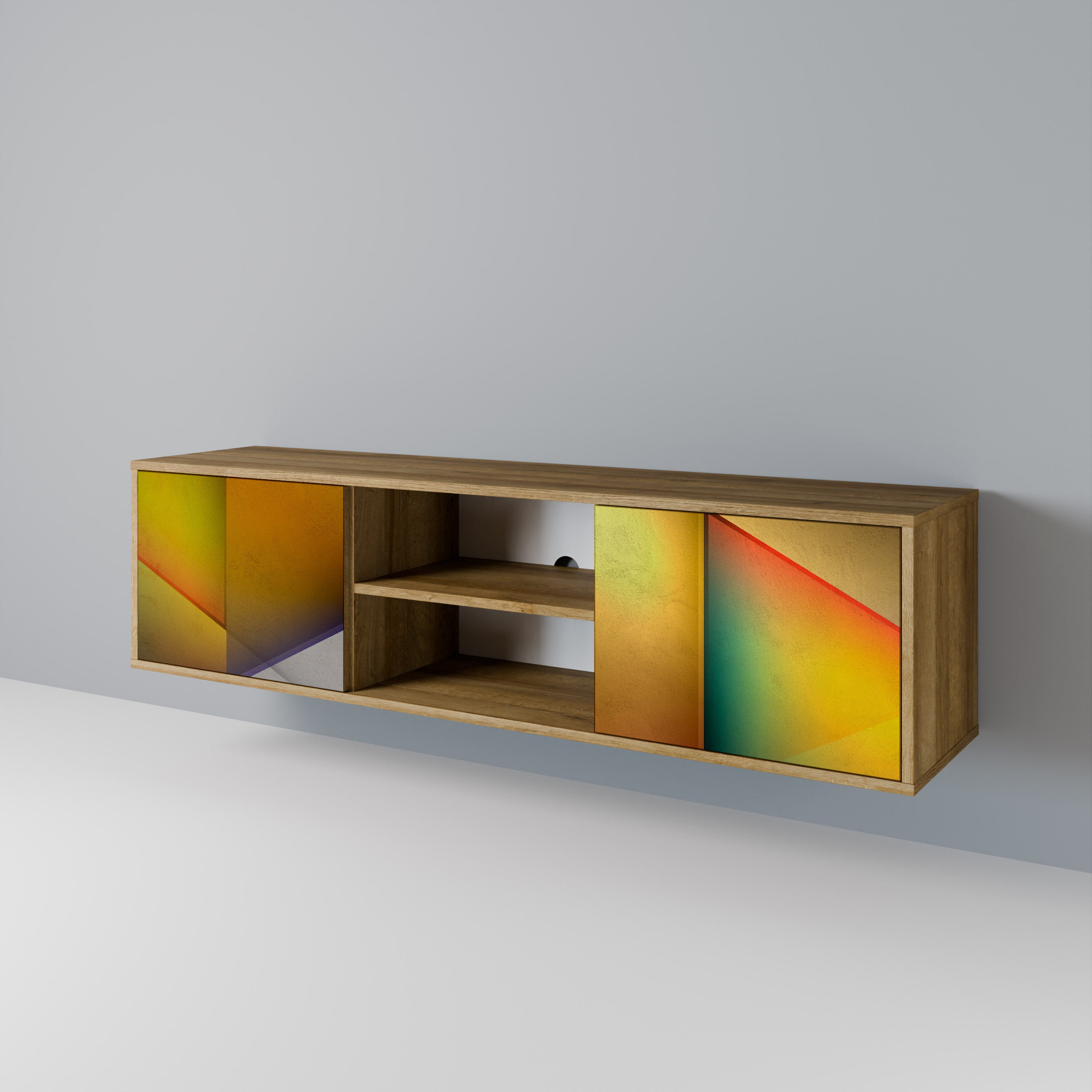 PIERCING SHARPNESS 2-türiges TV-Lowboard