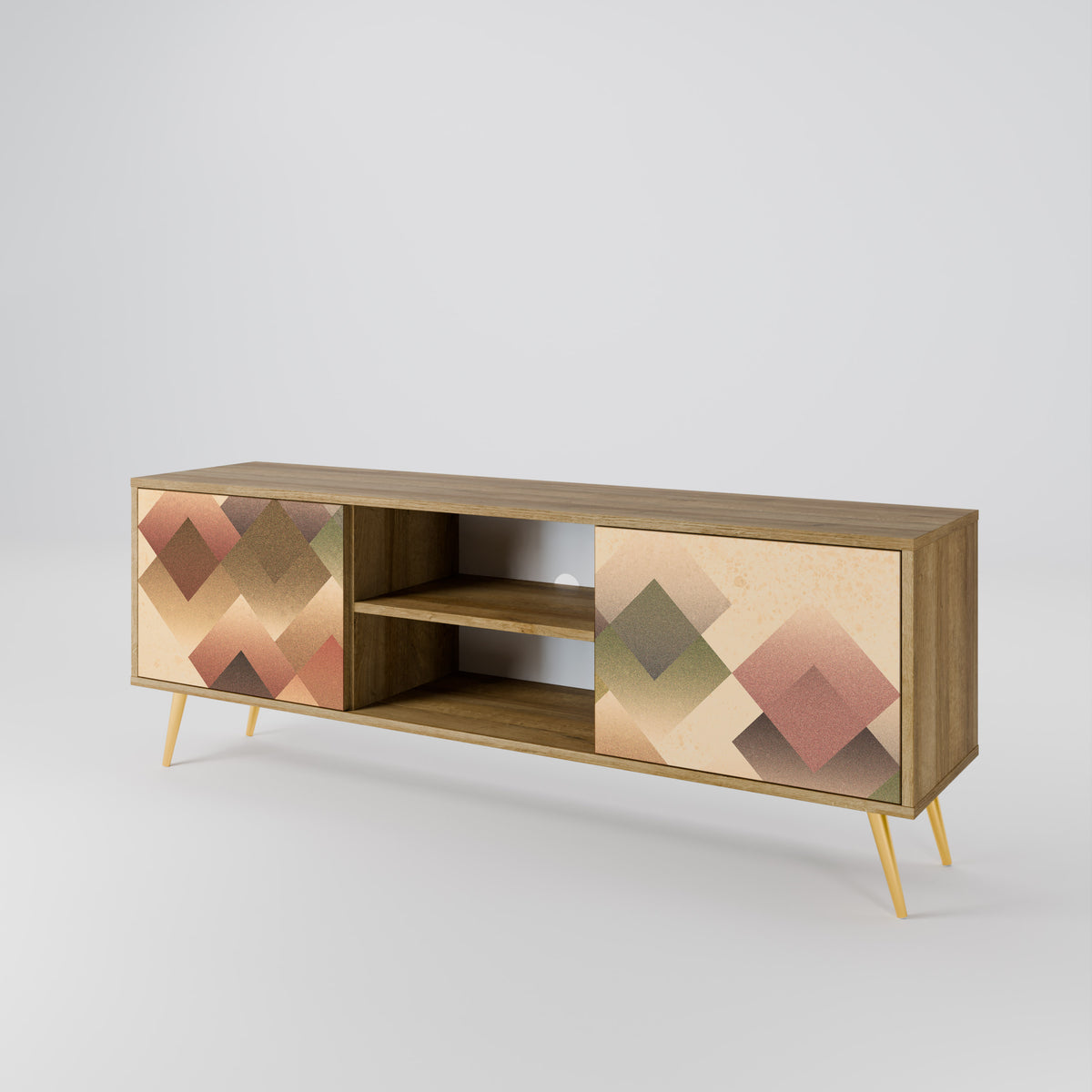 GEOMETRIC FUSION 2-Door TV Cabinet