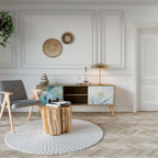 ABSTRACT THOUGHTS Móvel de TV de 2 Portas