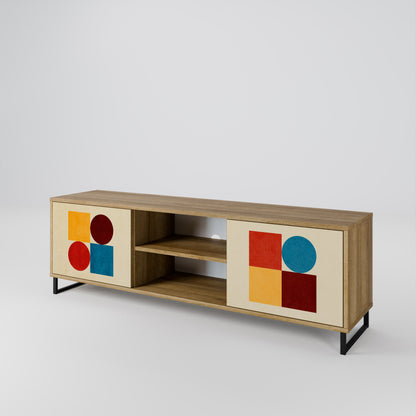 GEOMETRIC PUZZLE 2-türiges TV-Lowboard