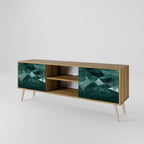 POLYGONAL FLOATING 2-Door TV Cabinet