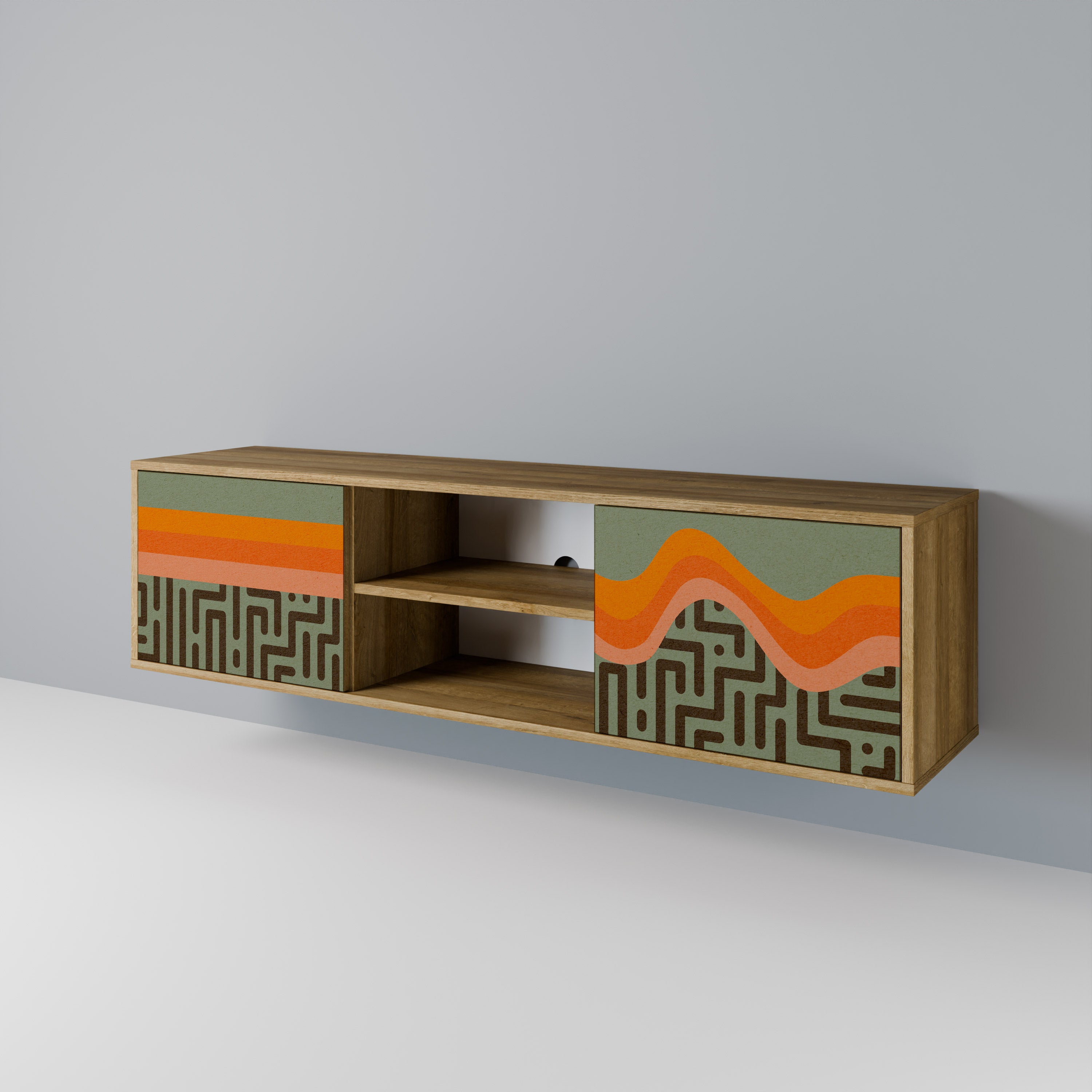 SIMPLE SOLUTIONS Móvel de TV de 2 Portas