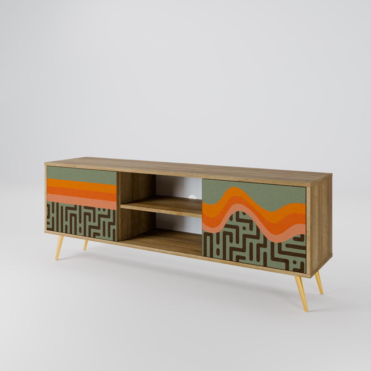 SIMPLE SOLUTIONS 2-Door TV Cabinet