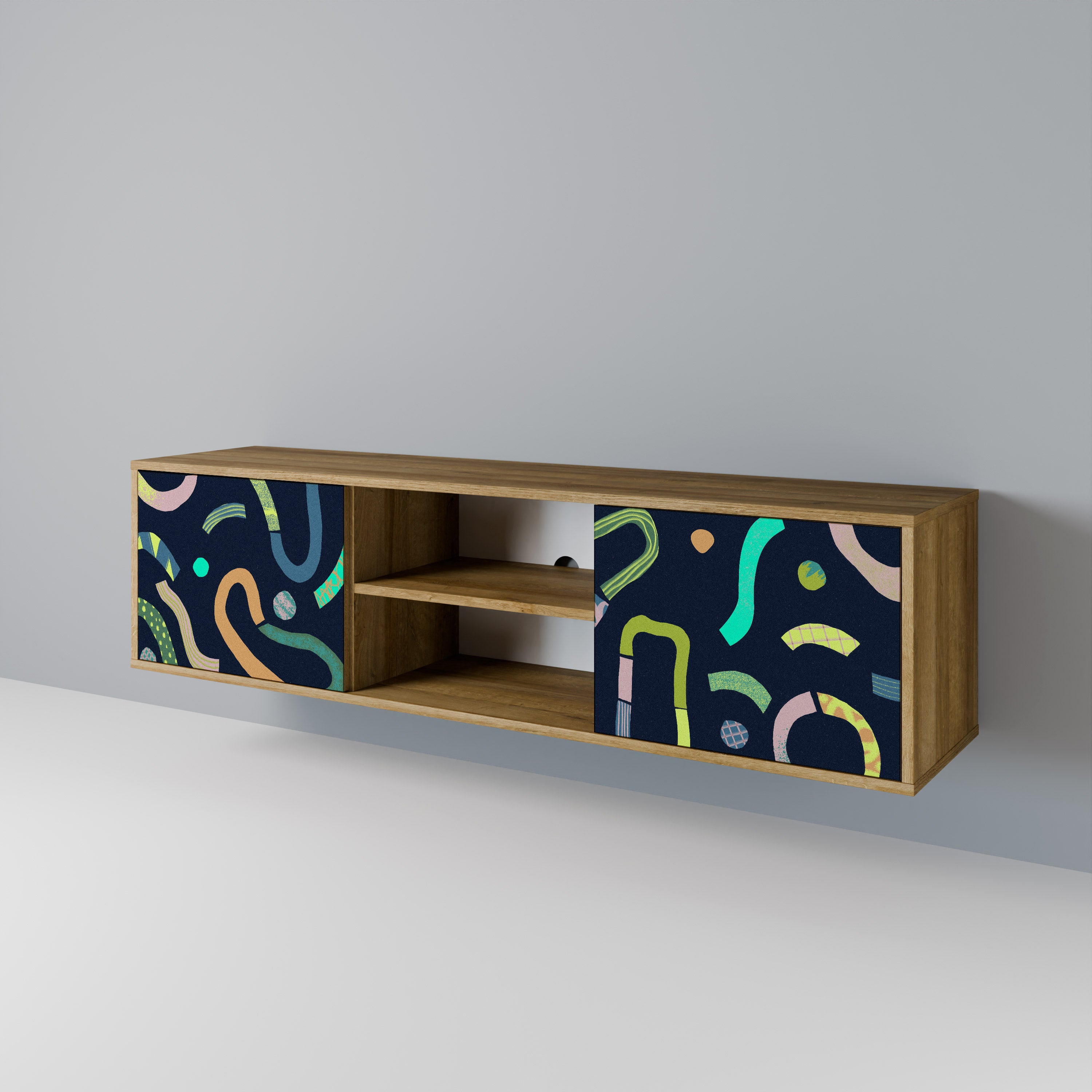 CONTRAST DANCE Móvel de TV de 2 Portas