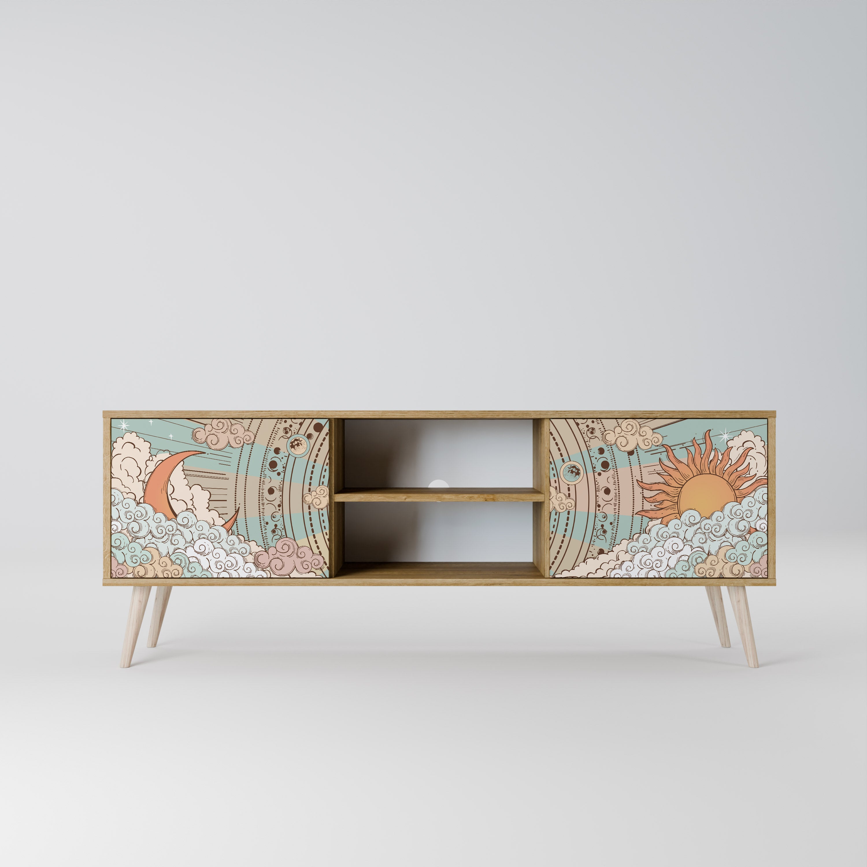 MYSTICAL STRUCTURE Móvel de TV de 2 Portas