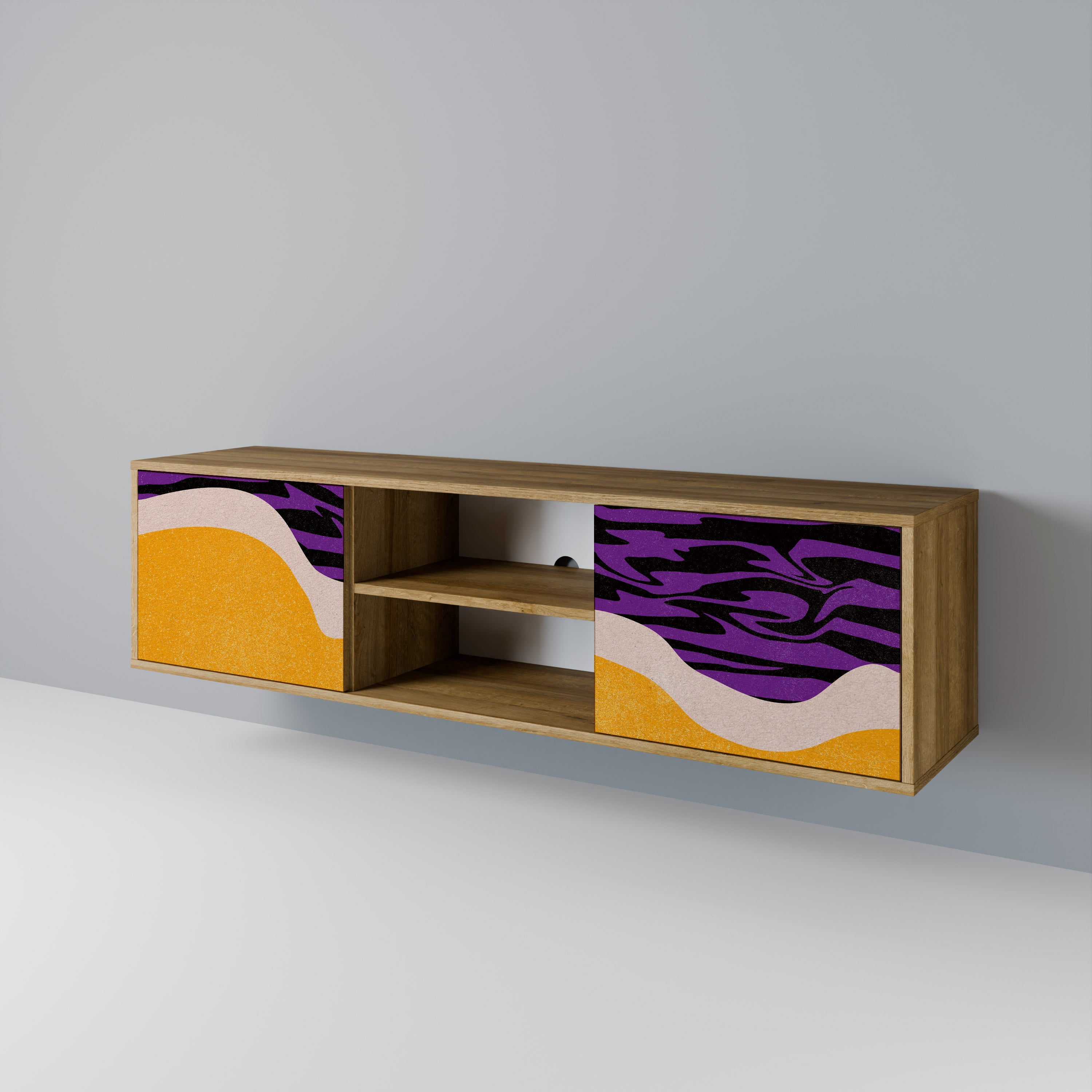 INDEPENDENT BORDER Móvel de TV de 2 Portas