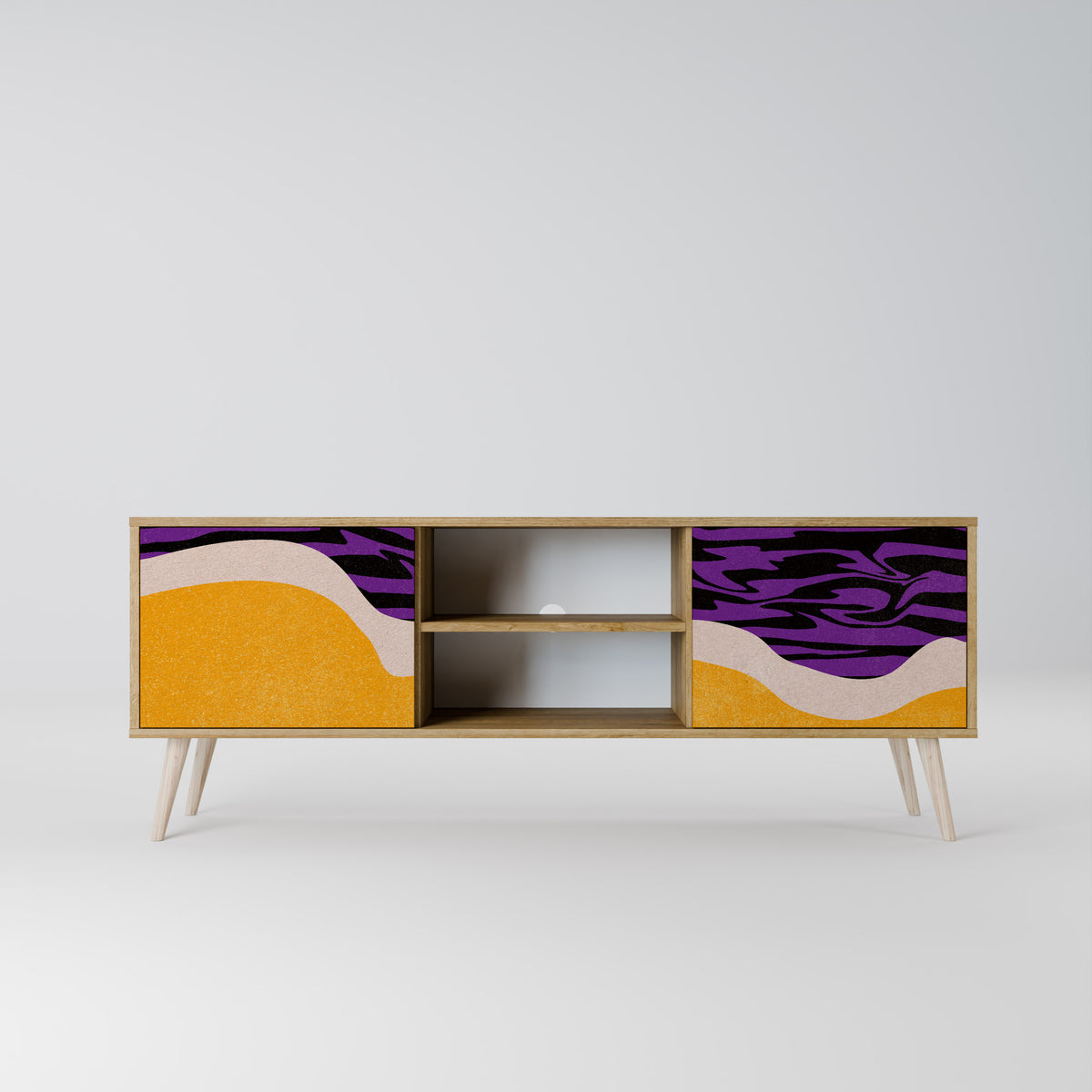 INDEPENDENT BORDER 2-Door TV Cabinet