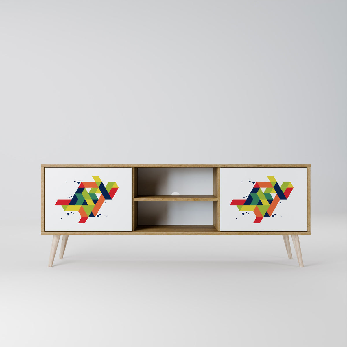 FUTURE SIGN Mueble de TV de 2 Puertas
