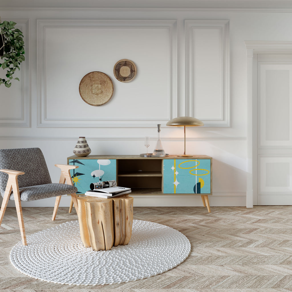 PATHS TO HAPPINESS 2-Door TV Cabinet