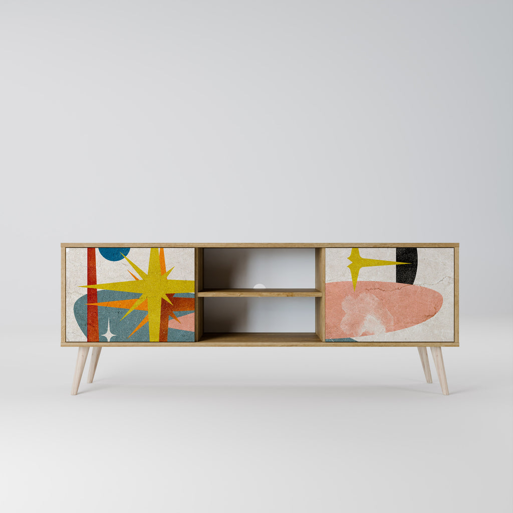 INTERSTELLAR VIBES Mueble de TV de 2 Puertas