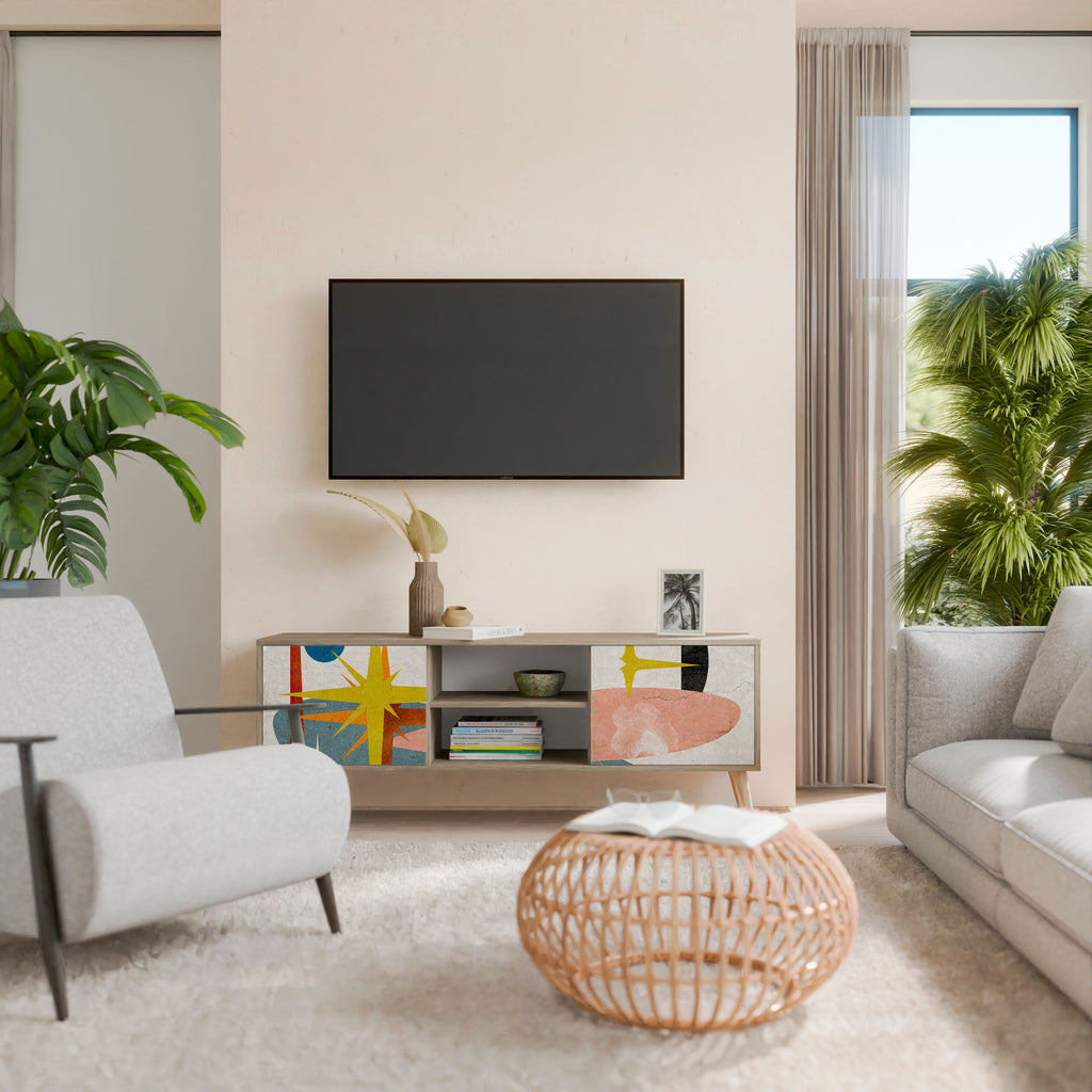 INTERSTELLAR VIBES Mueble de TV de 2 Puertas