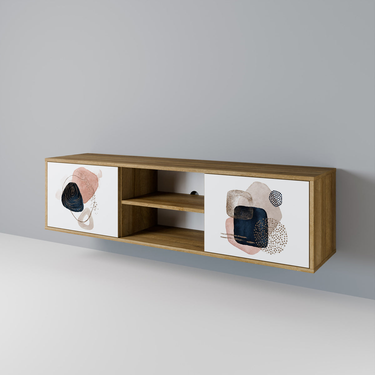 COLORFUL SHAPES Mueble de TV de 2 Puertas