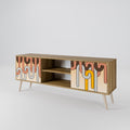 COLORFUL STRINGS Dvoudveřový TV stolek