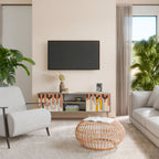 COLORFUL STRINGS Dvoudveřový TV stolek