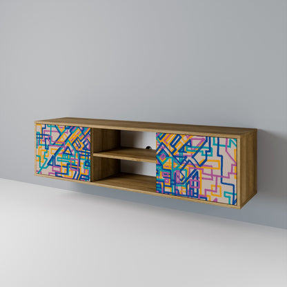 MEMORIES MAP Mueble de TV de 2 Puertas