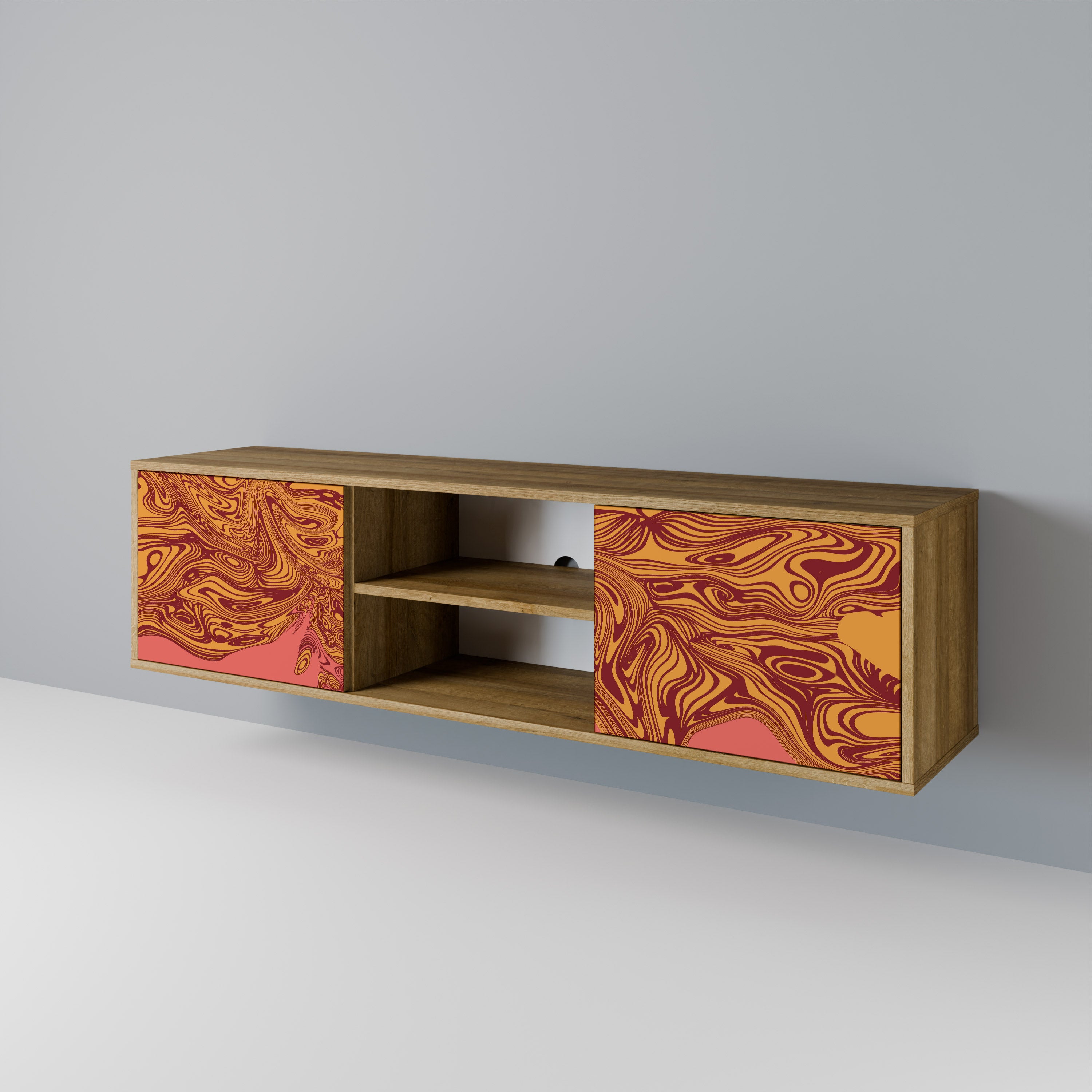 FLOATING THOUGHTS 2-Door TV Cabinet