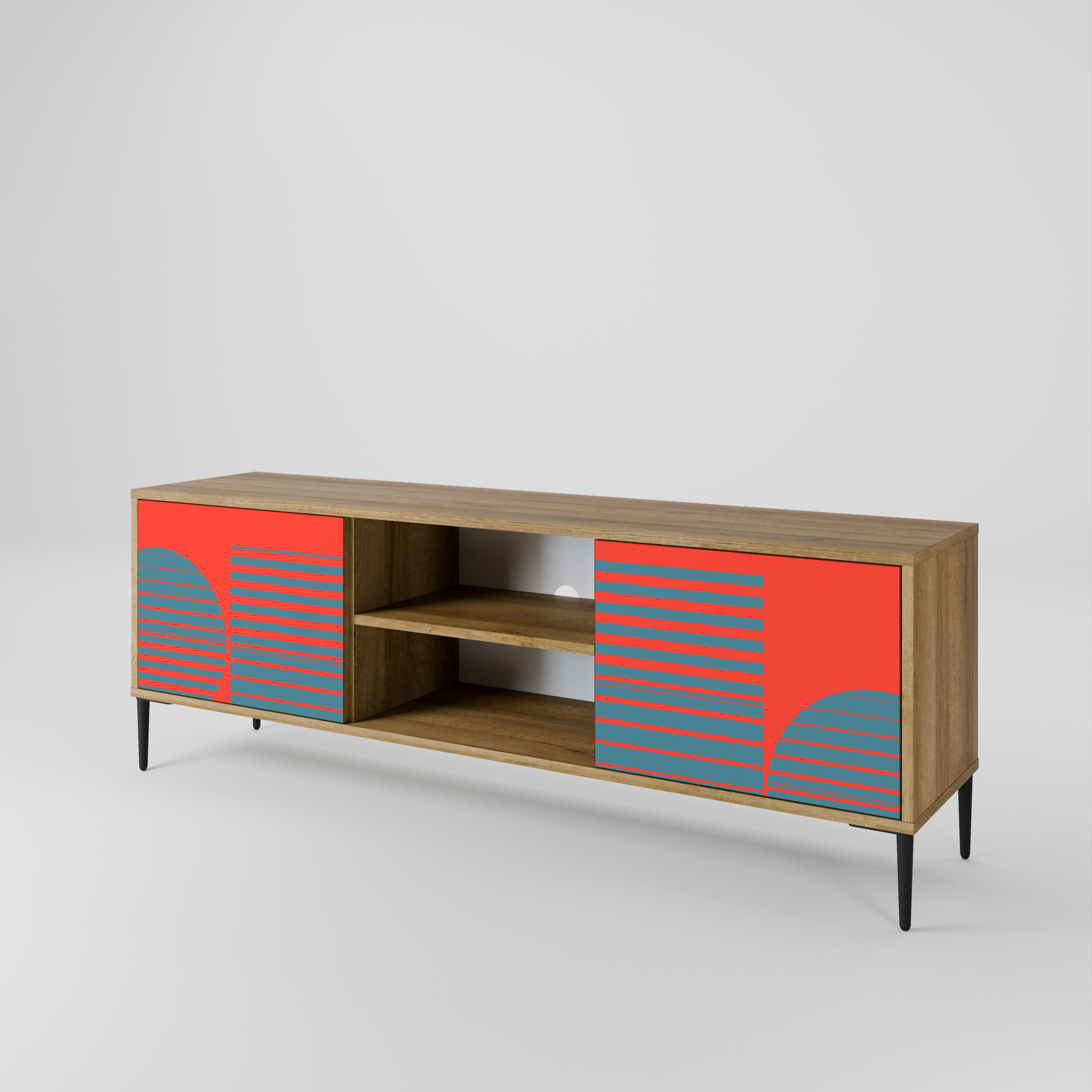 RISING GEOMETRY STARS 2-Door TV Cabinet