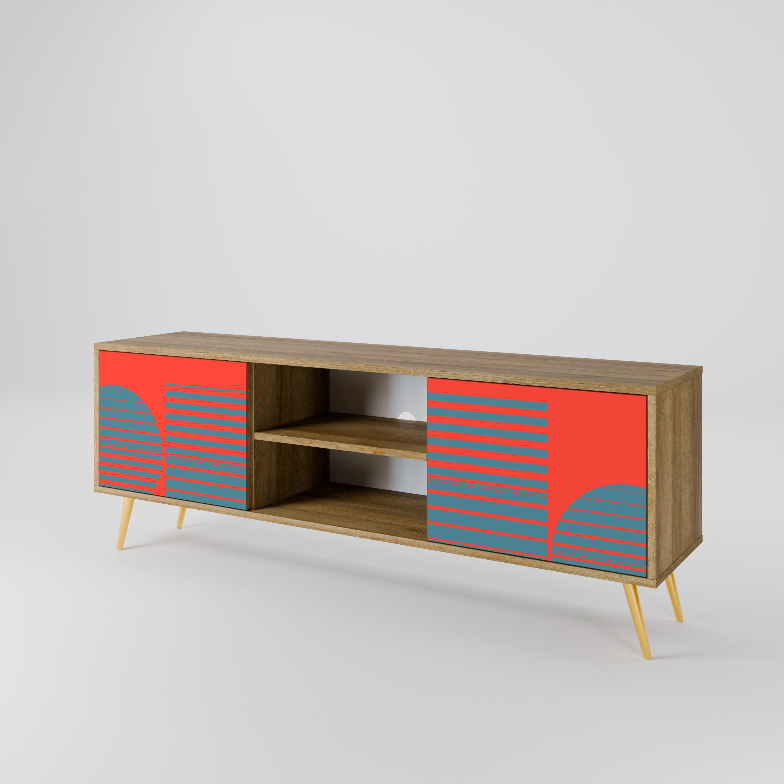 RISING GEOMETRY STARS 2-Door TV Cabinet