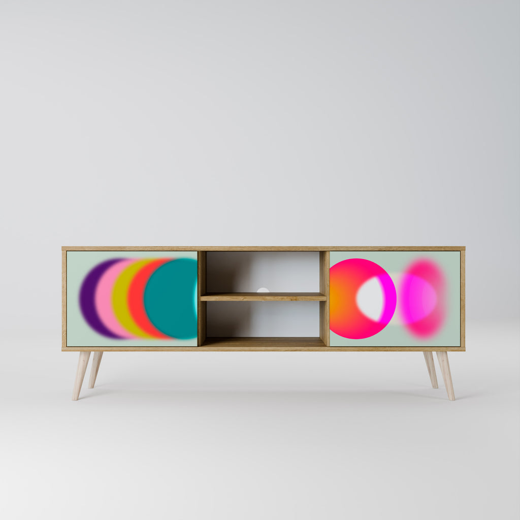 SYMPHONY OF COLORS Mueble de TV de 2 Puertas