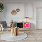 SYMPHONY OF COLORS Mueble de TV de 2 Puertas