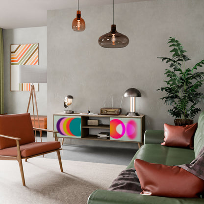 Mobile TV SYMPHONY OF COLORS a 2 ante in effetto rovere