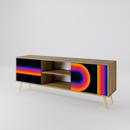 BLINDED BY THE LIGHTS Mueble de TV de 2 Puertas