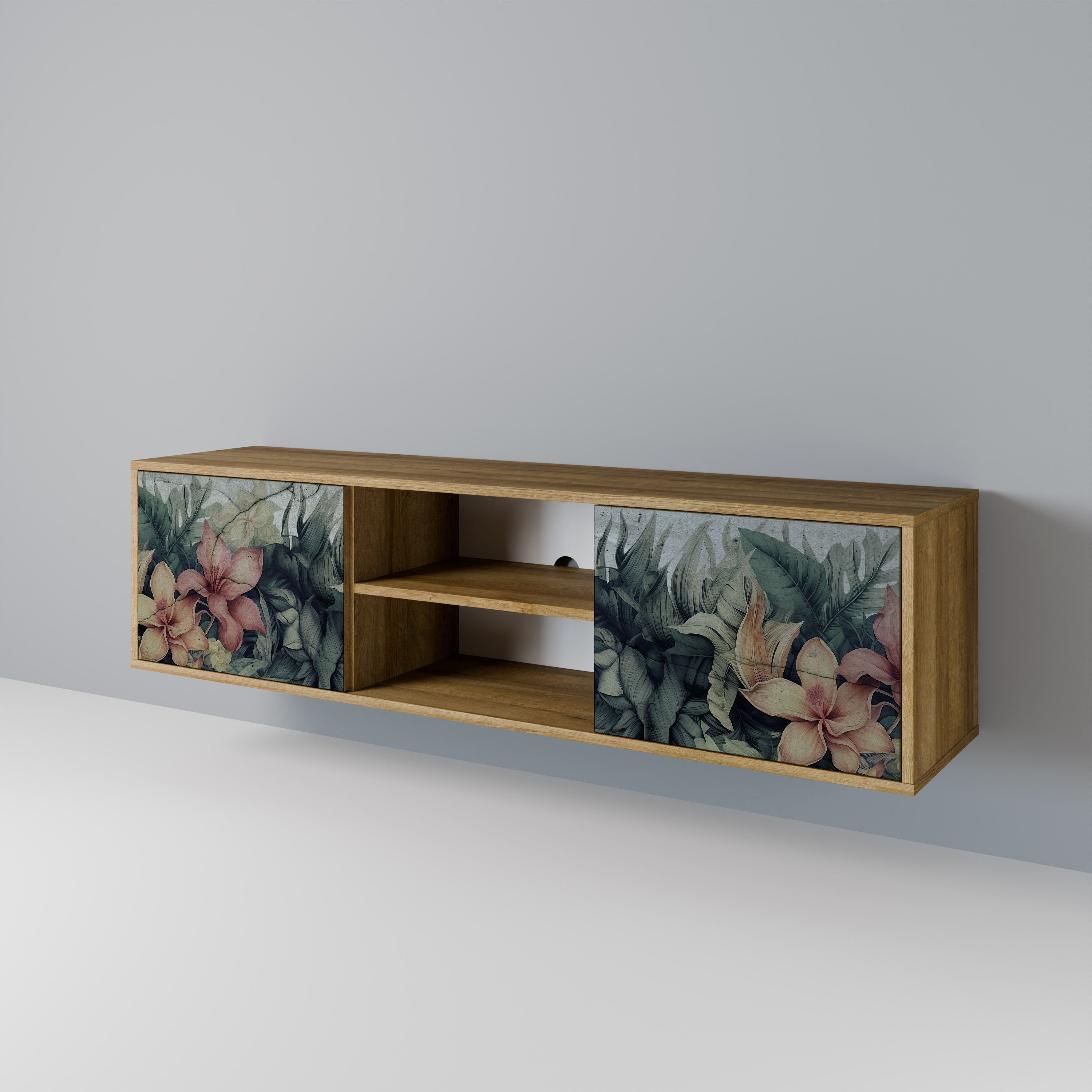 HEAVENLY BLOOM 2-Door TV Cabinet