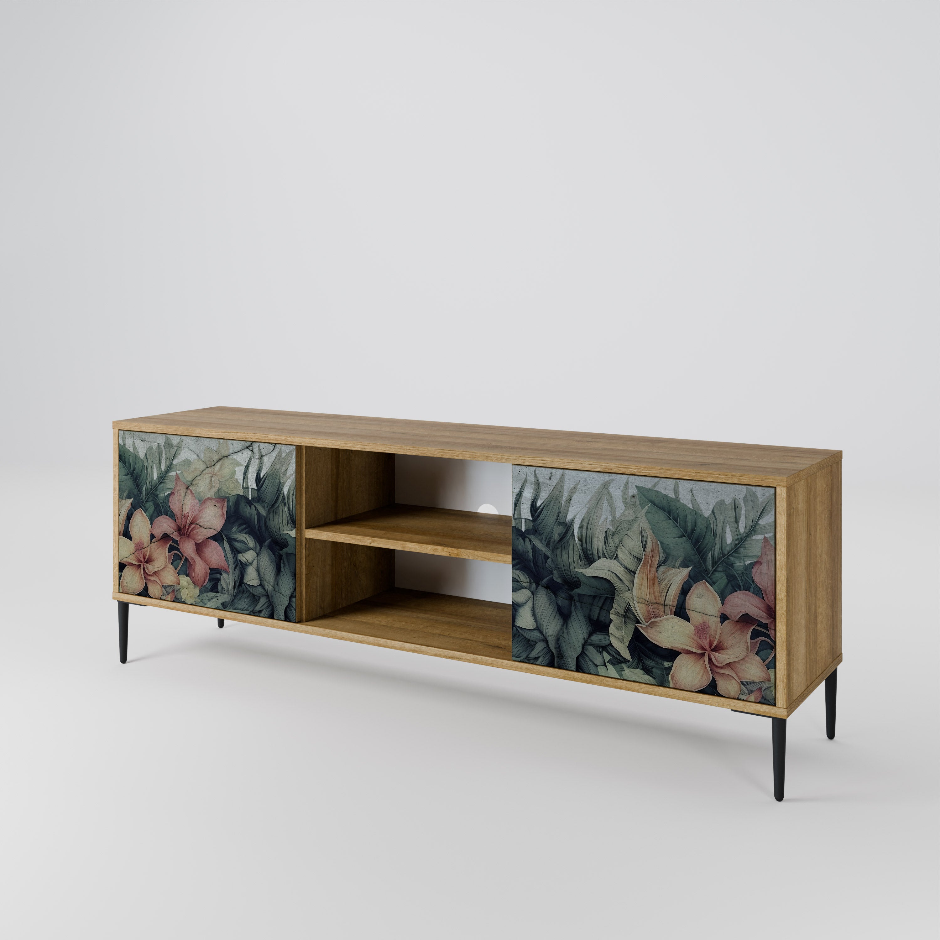 HEAVENLY BLOOM 2-Door TV Cabinet