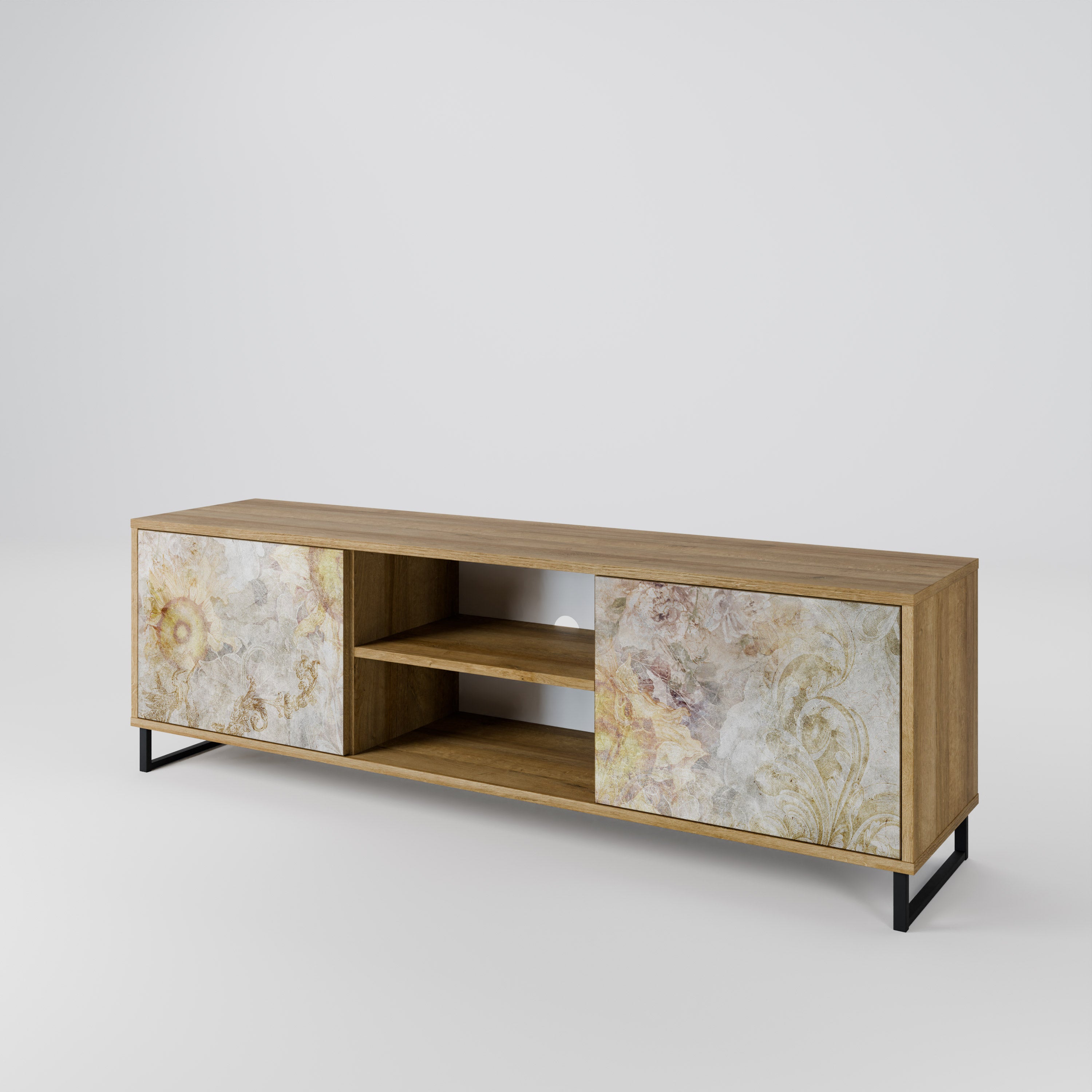 SUNFLOWER BLUR 2-Door TV Cabinet