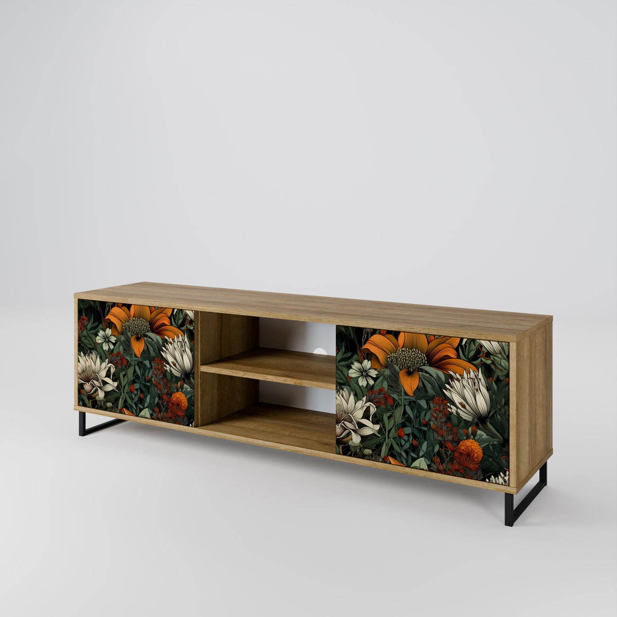 MIDNIGHT SPROUT 2-Door TV Cabinet