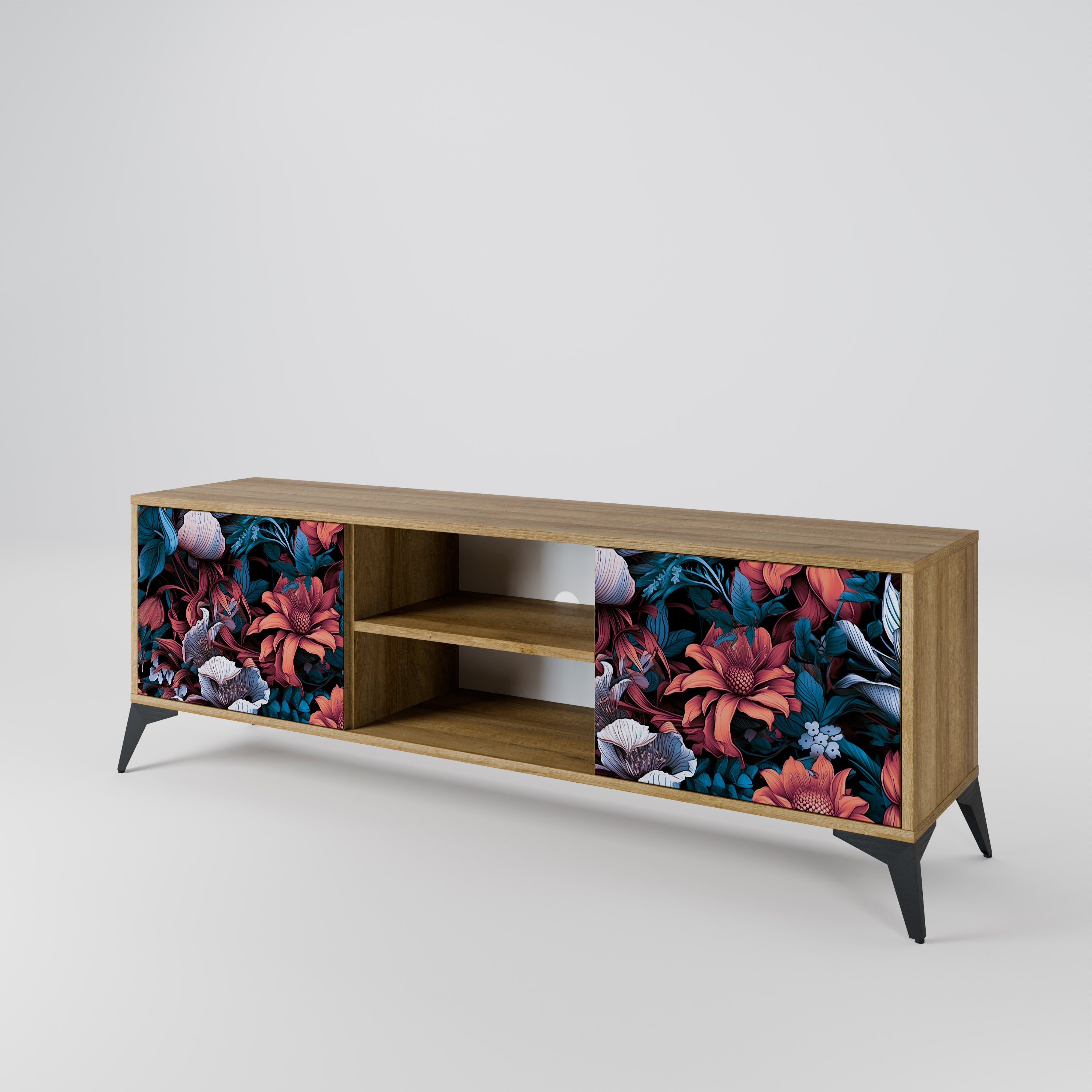 ETHEREAL BLOSSOMS 2-Door TV Cabinet