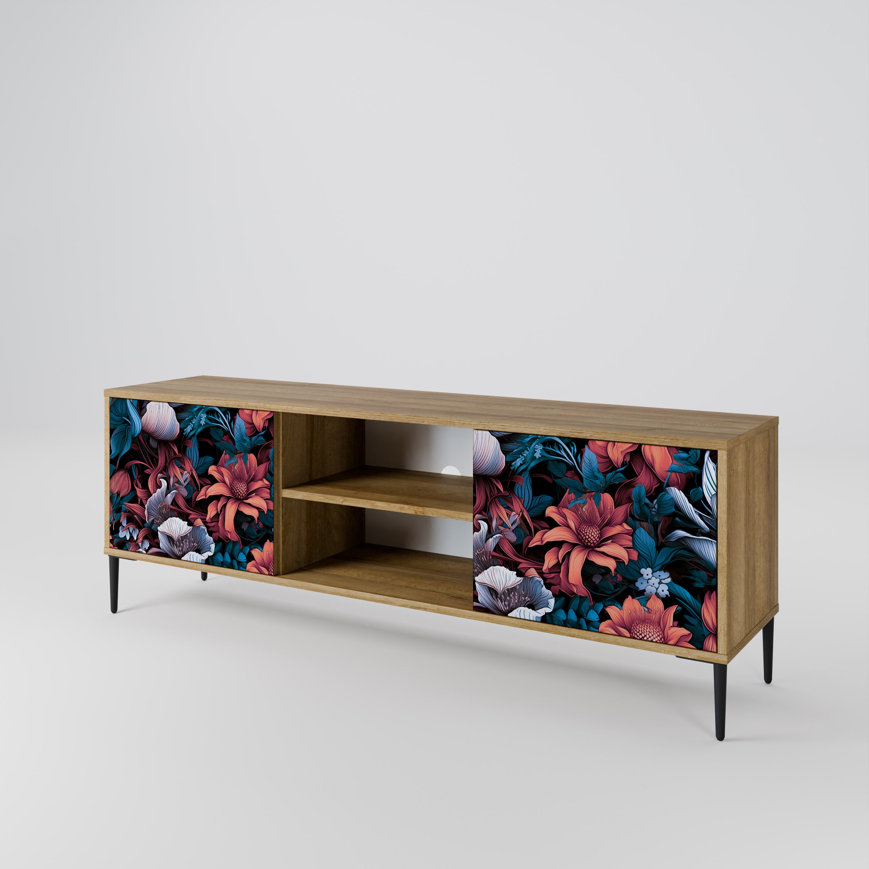 ETHEREAL BLOSSOMS 2-Door TV Cabinet