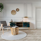 TWILIGHT BLOOM TV-bänk med två dörrar