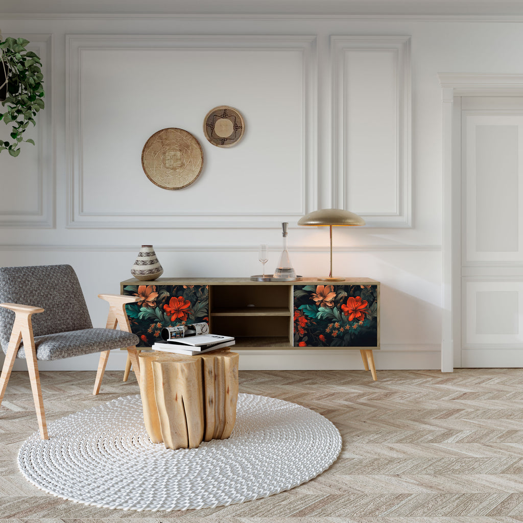 IMAGINARY BLOSSOM 2-türiges TV-Lowboard