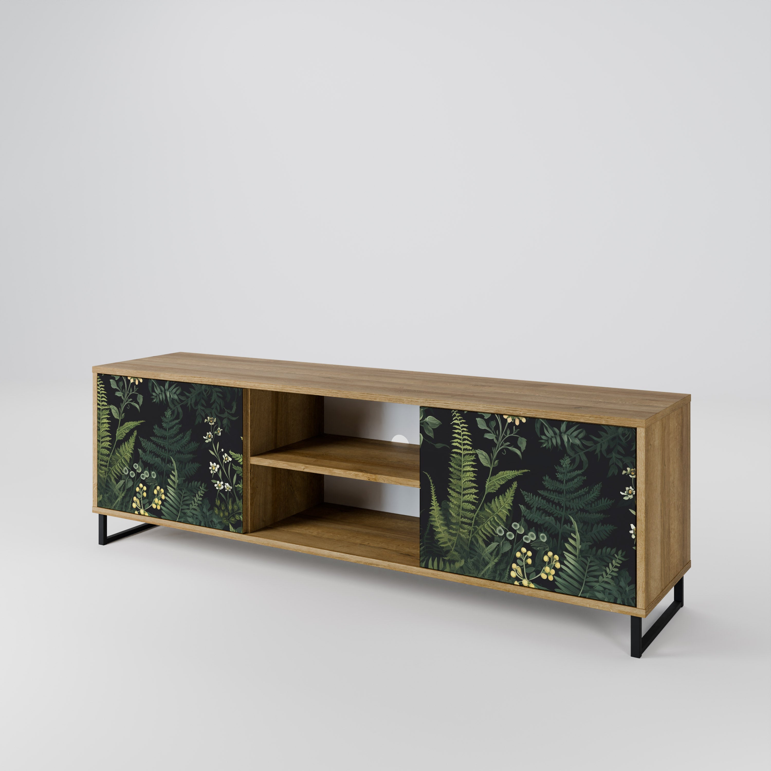 FERN FLOWERS 2-Door TV Cabinet