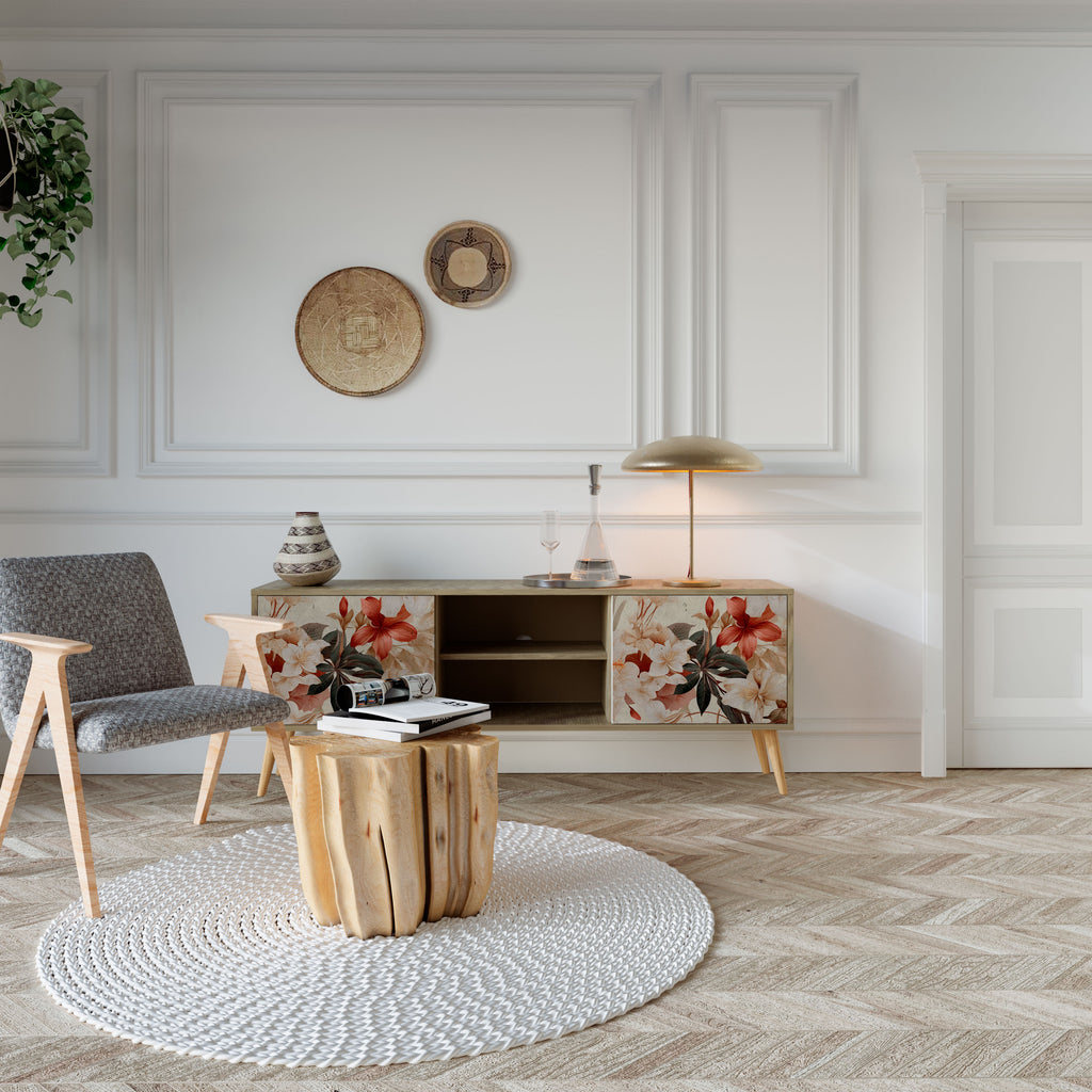 PETAL HARMONY TV-bänk med två dörrar