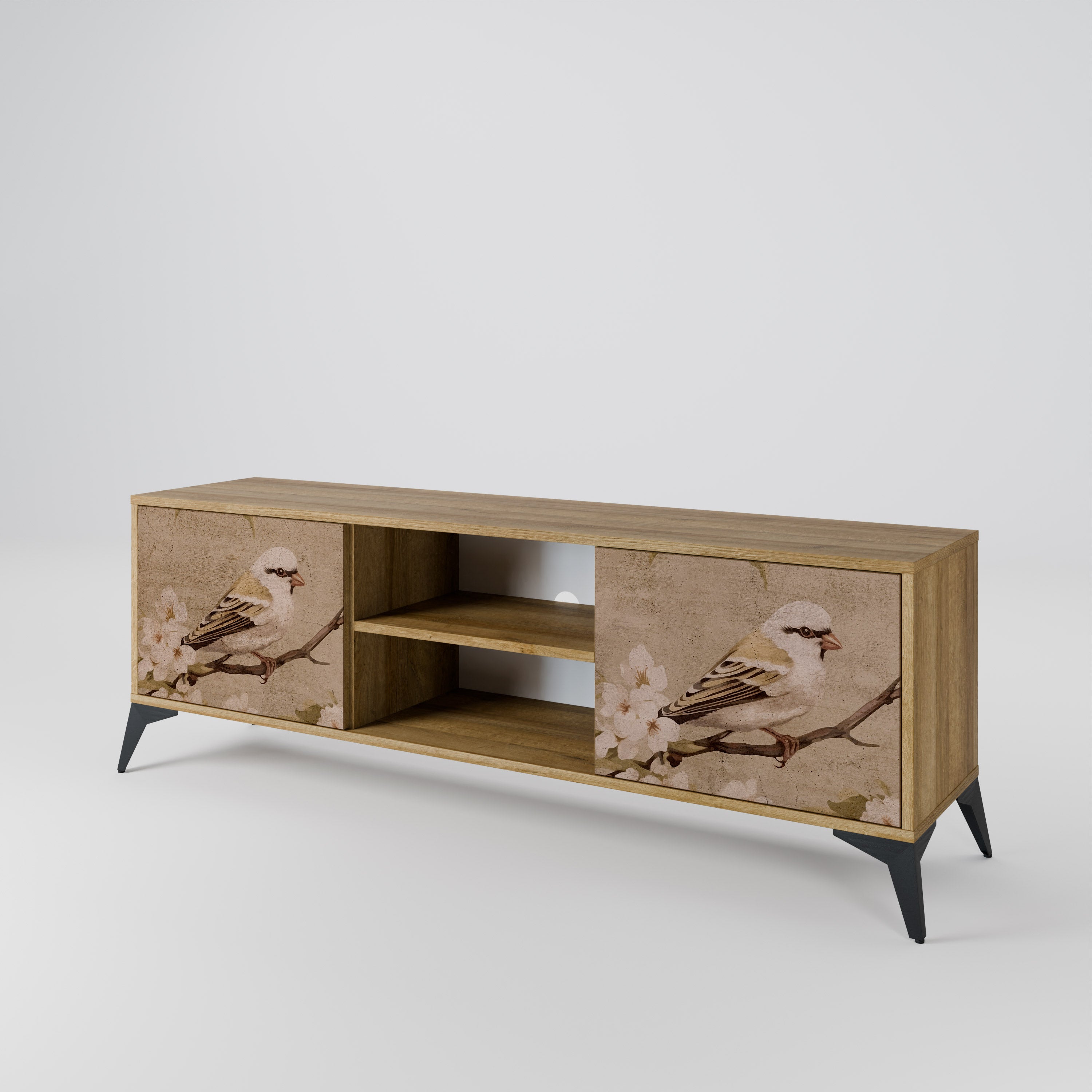 PETAL DISTINGUISH 2-Door TV Cabinet