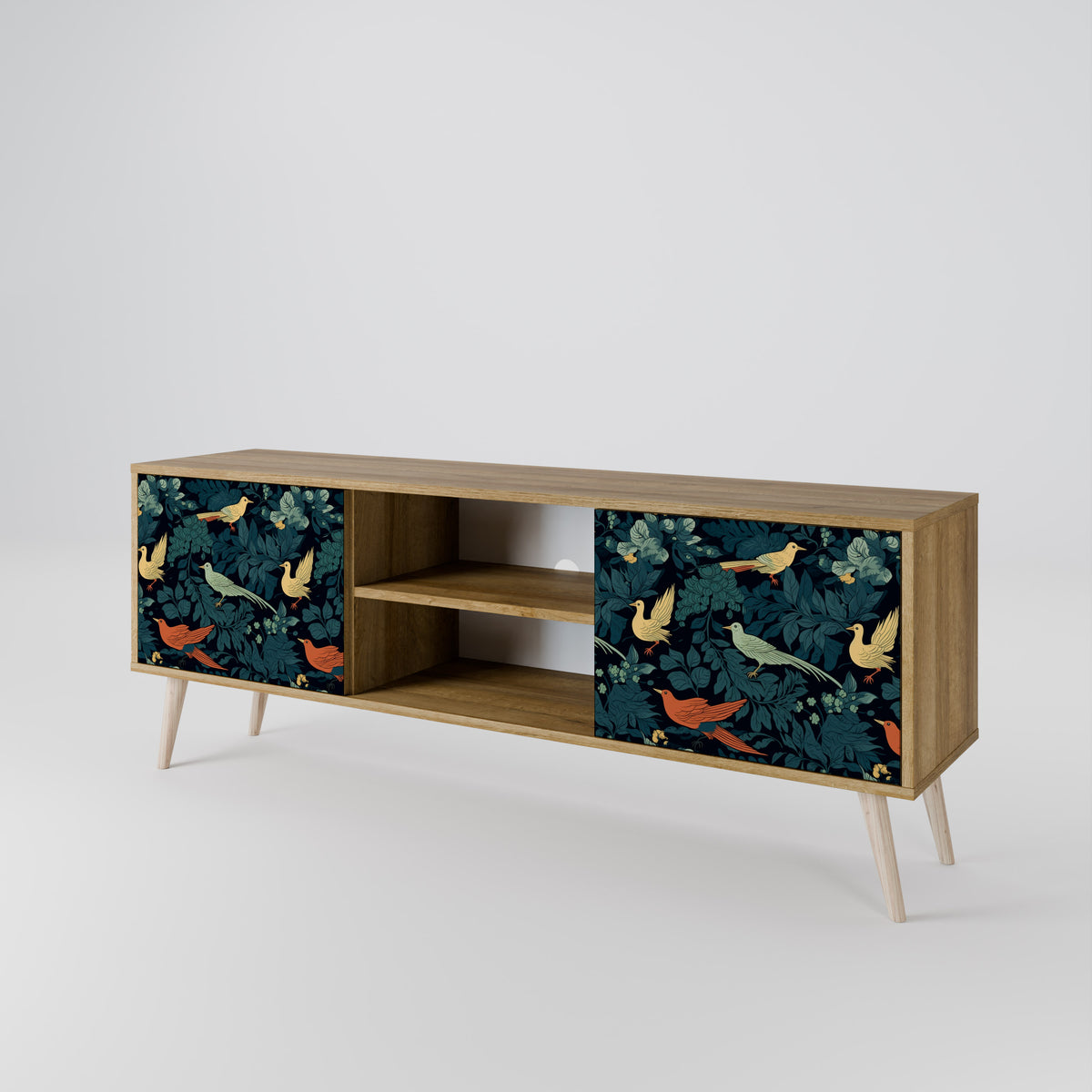FOWL ORNAMENT 2-Door TV Cabinet