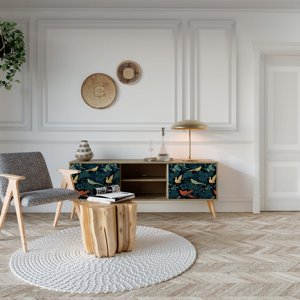 FOWL ORNAMENT Móvel de TV de 2 Portas