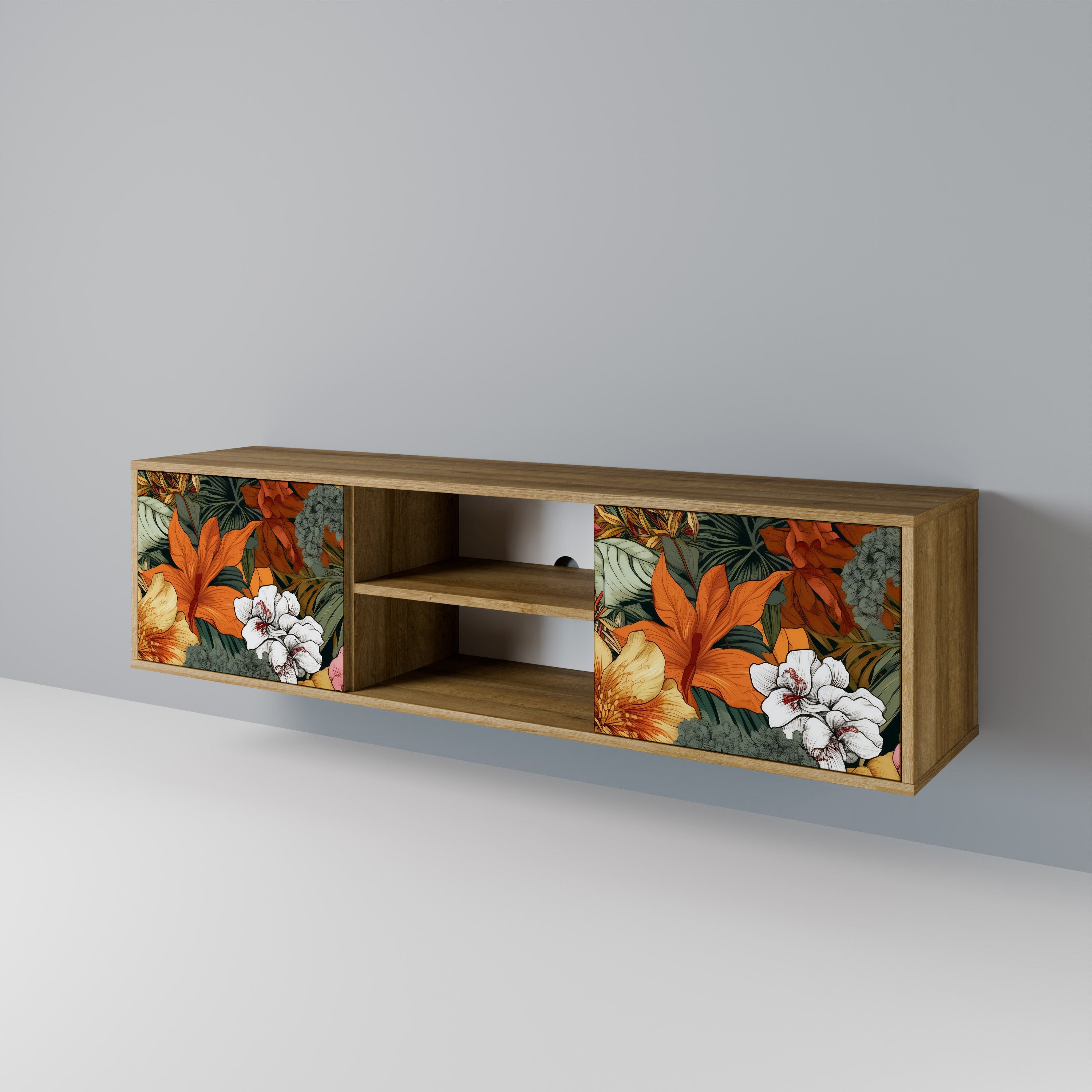 RADIANT FLORA 2-Door TV Cabinet