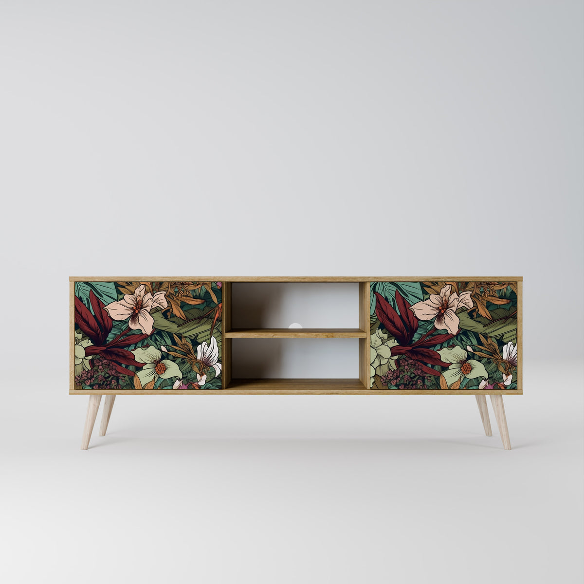 BOTANICAL EMERGENCE 2-Door TV Cabinet