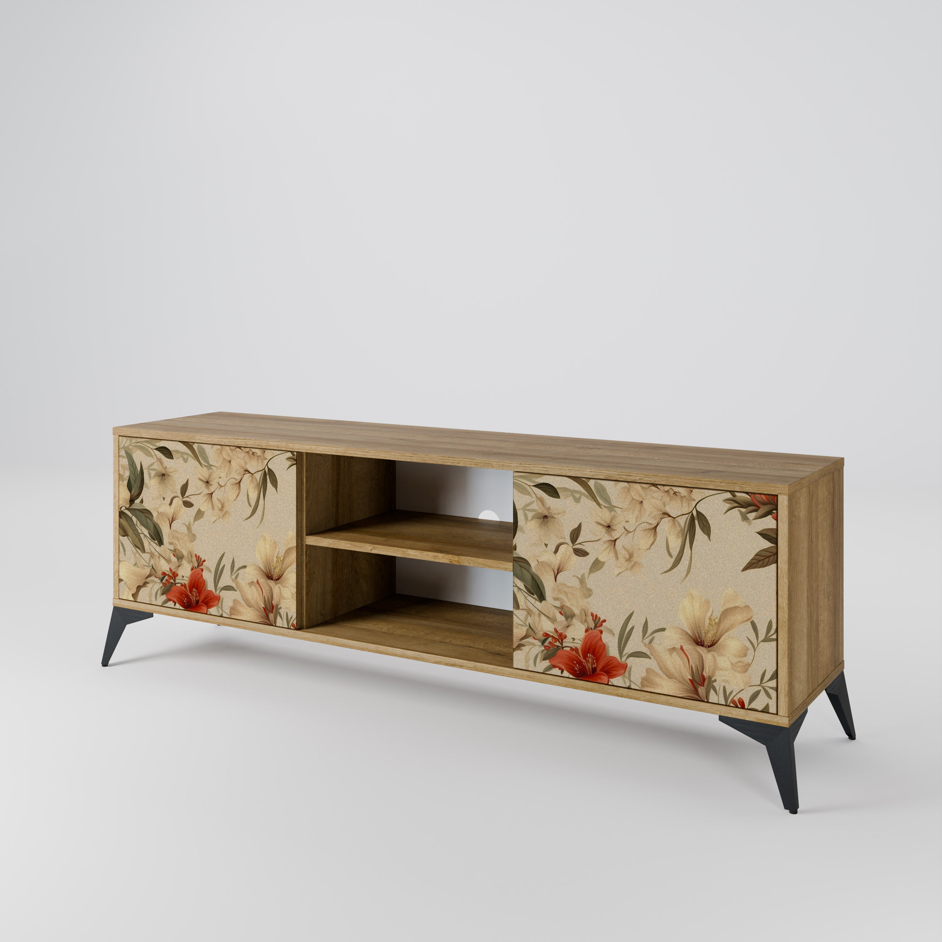 BLOOMING HARMONY 2-Door TV Cabinet