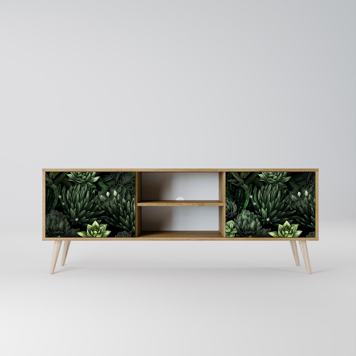 SUCCULENT JUNGLE 2-Door TV Cabinet