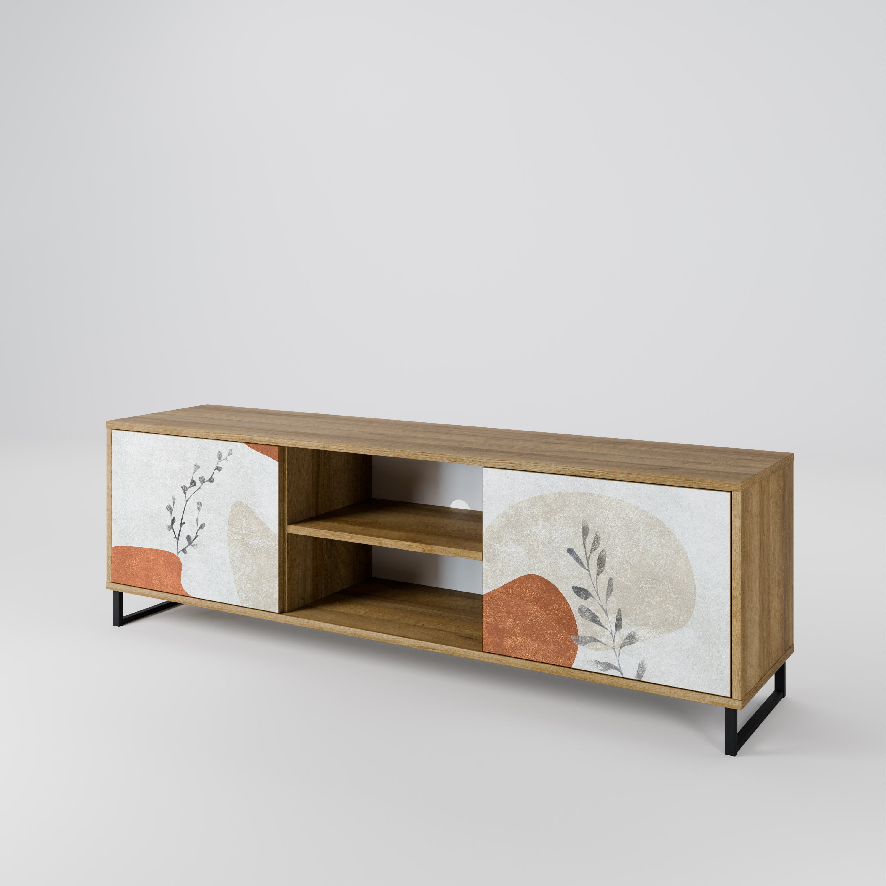 TRANQUIL TWIG 2-Door TV Cabinet