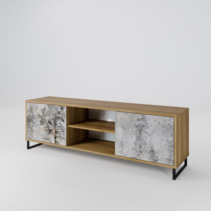 FADE IN THE TREES 2-Door TV Cabinet