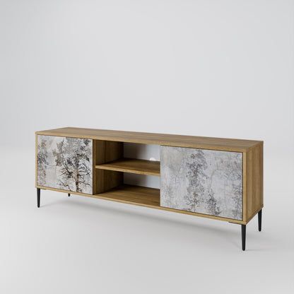FADE IN THE TREES 2-Door TV Cabinet